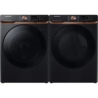 7.5 Cu. Ft. Brushed Black Front Load Smart Electric Dryer