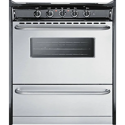 3.7 Cu. Ft. Stainless Freestanding Electric Range