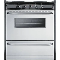 3.7 Cu. Ft. Stainless Freestanding Electric Range