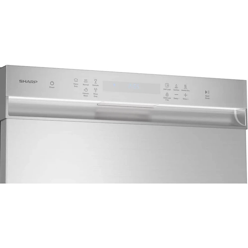 52 dBA Stainless Front Control Built-In Dishwasher