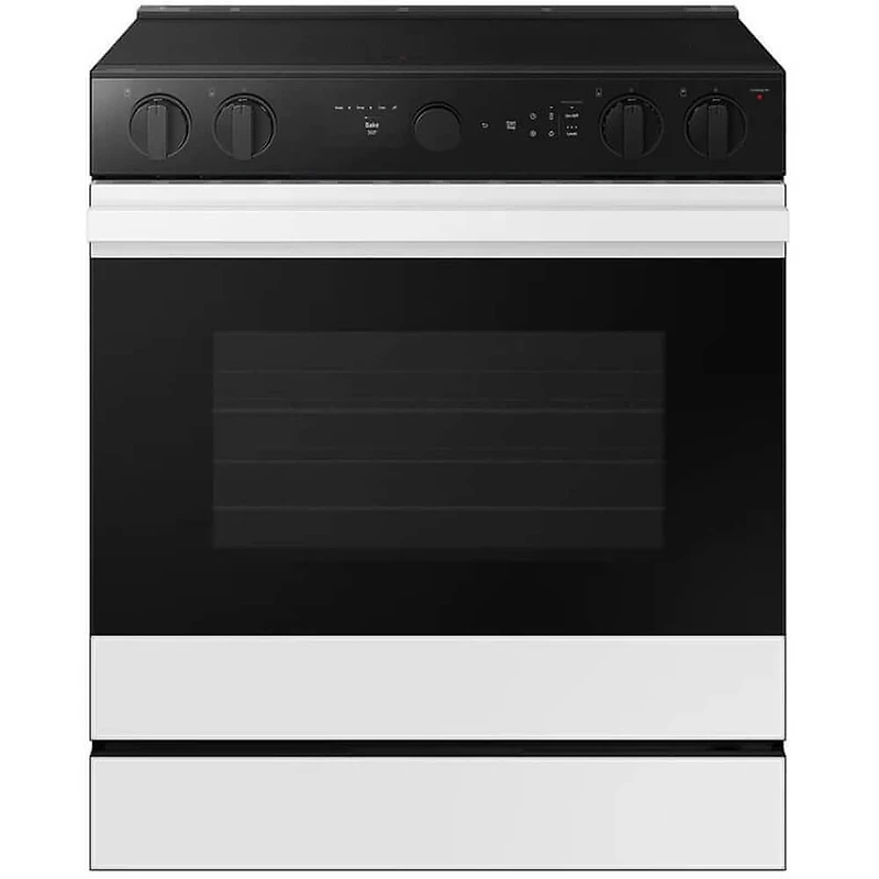 4 Pc. White Glass French Door Kitchen Package