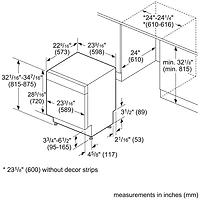 42 dBA Stainless Fully Integrated Built-In Smart Dishwasher