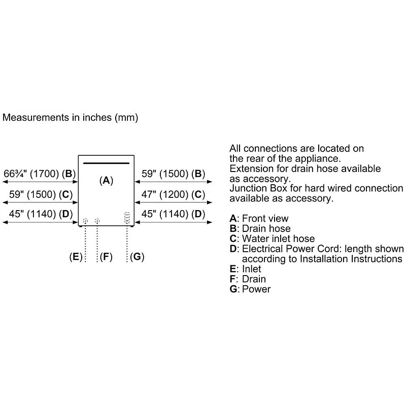 42 dBA Stainless Fully Integrated Built-In Smart Dishwasher