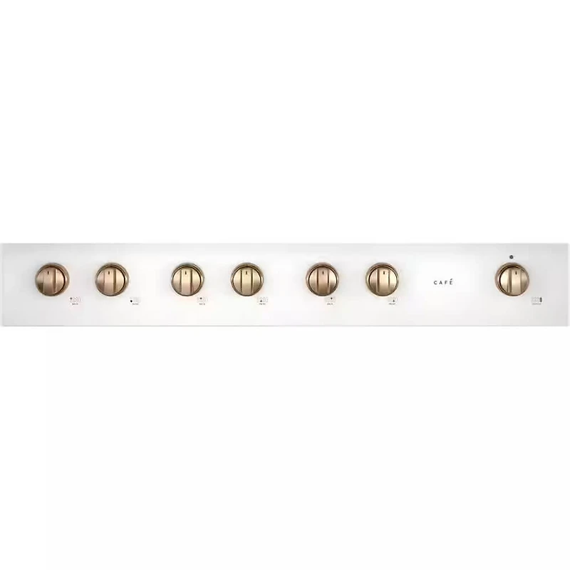 48 inch White 6 Burner Gas Cooktop