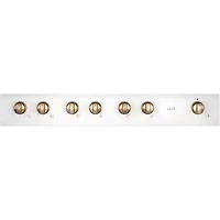 48 inch White 6 Burner Gas Cooktop