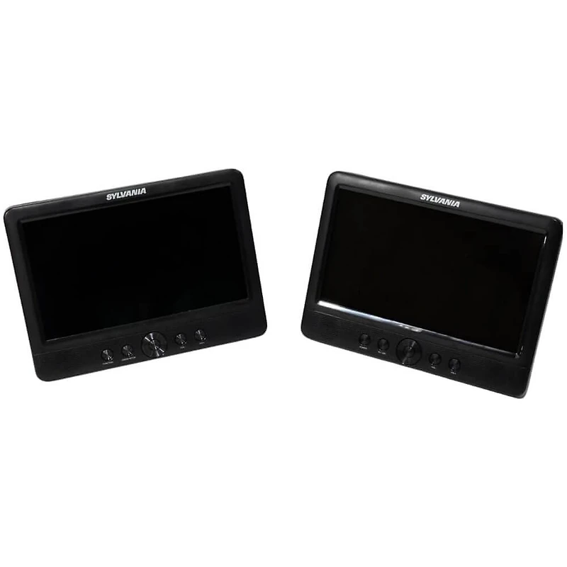 10.1 inch Dual-Screen Portable DVD Player - Recertified - Black