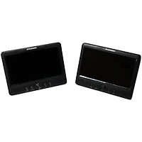 10.1 inch Dual-Screen Portable DVD Player - Recertified - Black