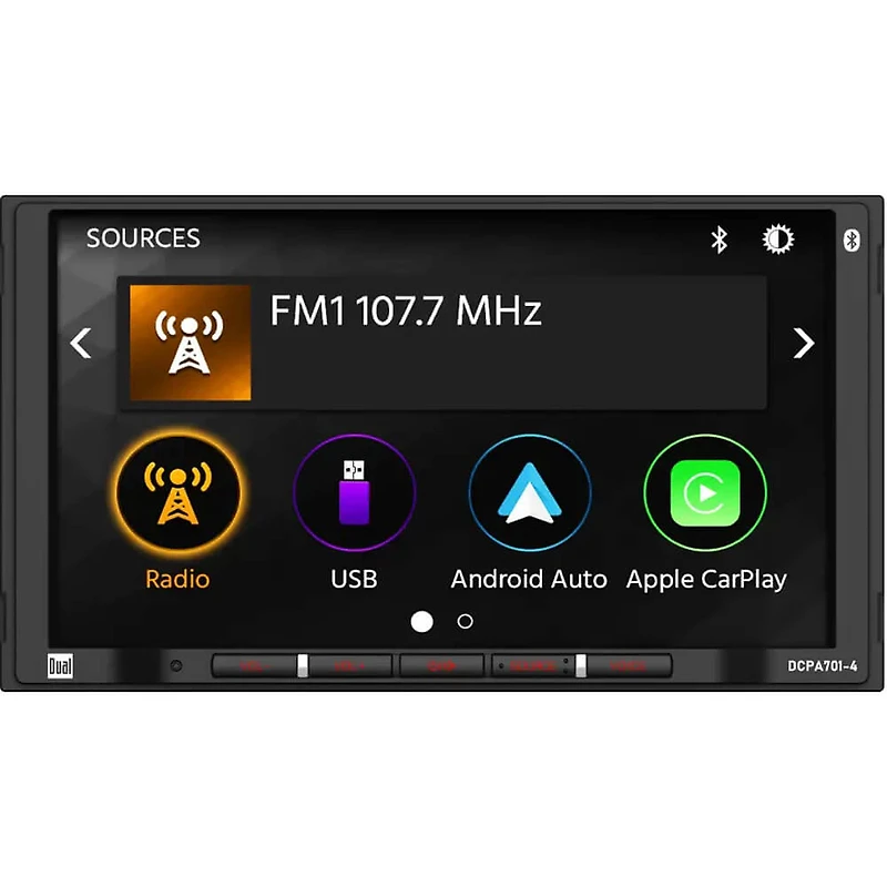 7 inch Digital Media Receiver with Carplay and Android Auto