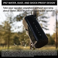SRSXE200 Light Gray Portable X-Series Bluetooth Speaker