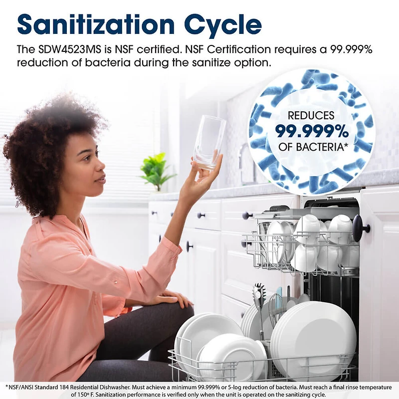 47 dBA Stainless Front Control Dishwasher