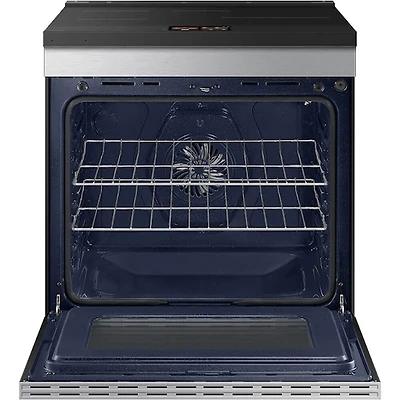 6.3 Cu. Ft. Bespoke Stainless Slide-In Smart Induction Electric Range