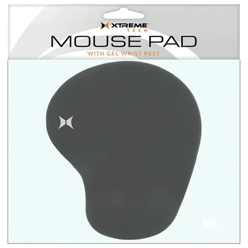 Wrist-Rest Gel Mouse Pad - Black 