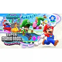 Switch OLED Console and Super Mario Bros Wonder Bundle with Online