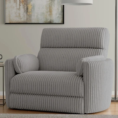 Radius XL Power Glider Recliner - Mega Grey