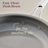 3-Piece Ceramic Nonstick Stainless Steel Frying Pan Set