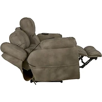 Flynn Powered Lay Flat Reclining Sofa With Heat and Massage - Fig