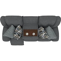Trifecta Triple Reclining Sofa with Drop Down Table
