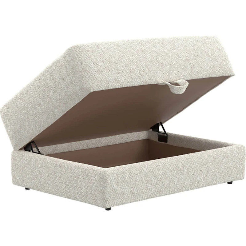 Jazzy Storage Ottoman - Porcelain