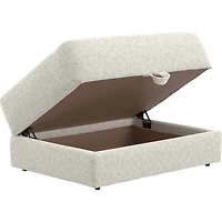 Jazzy Storage Ottoman - Porcelain