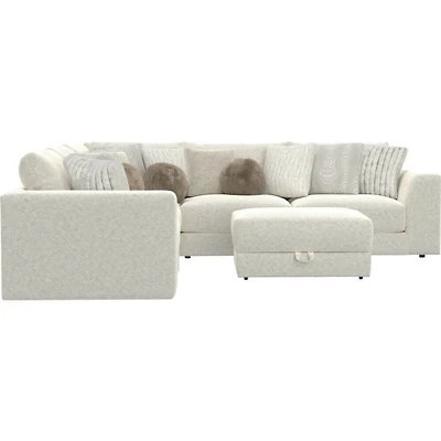 Jazzy 5-Piece Modular Sectional - Porcelain