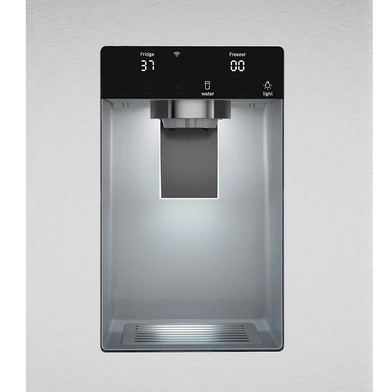 21.6 Cu. Ft. Stainless Counter-Depth French Door Smart Refrigerator