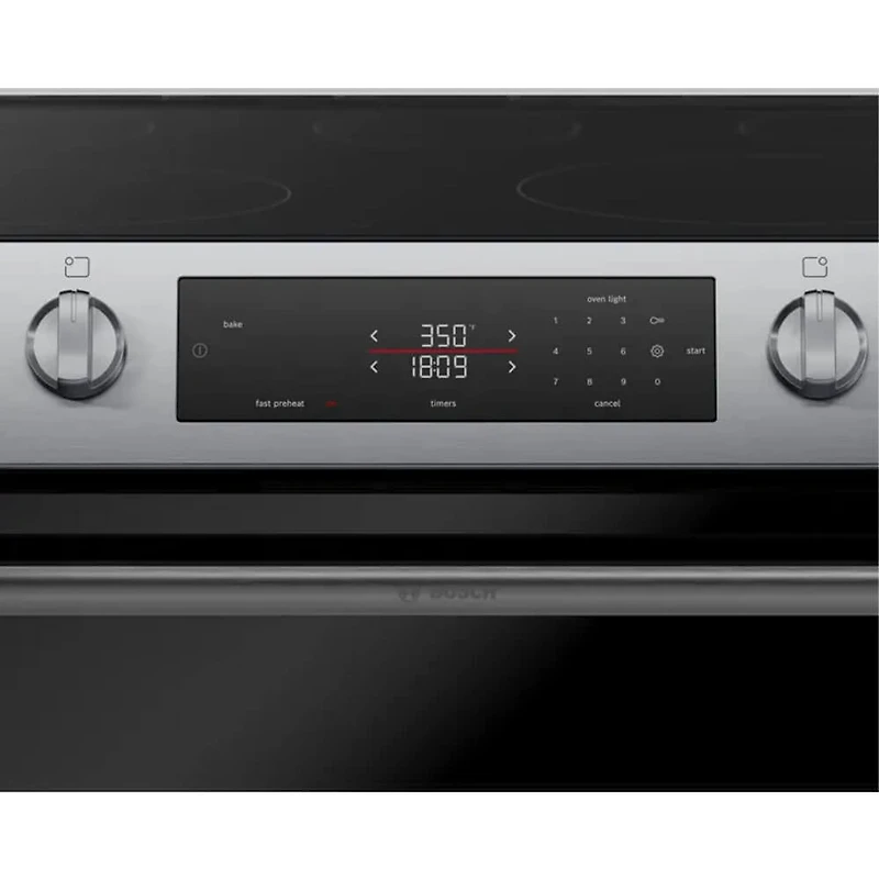 5.8 Cu. Ft. Stainless Slide-In Electric Range