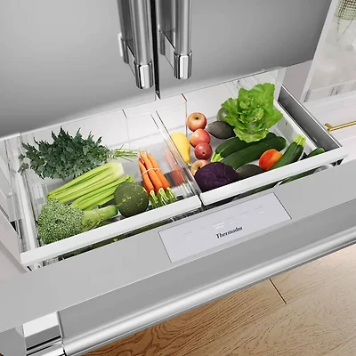 20.4 Cu. Ft. Professional Stainless Counter-Depth French Door Smart Refrigerator