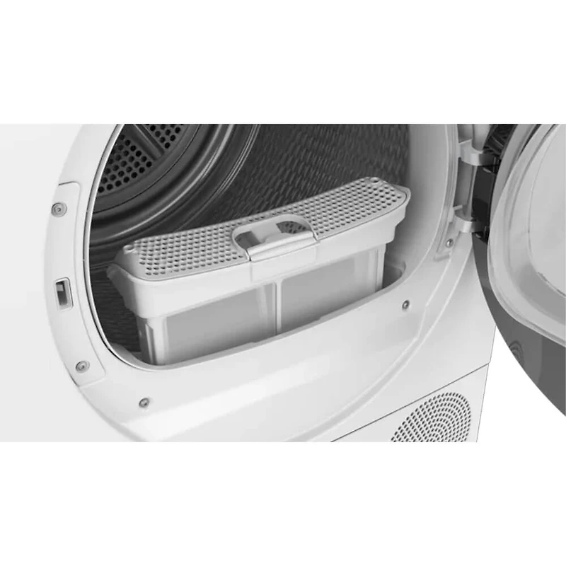 4.0 Cu. Ft. White Front Load Electric Dryer