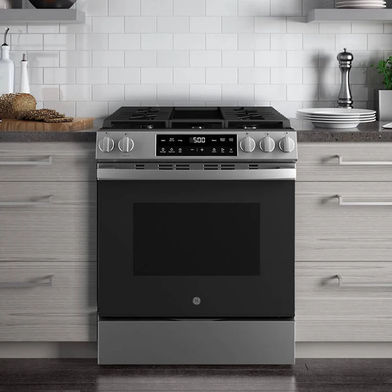 5.3 Cu. Ft. Stainless Slide-In Gas Range