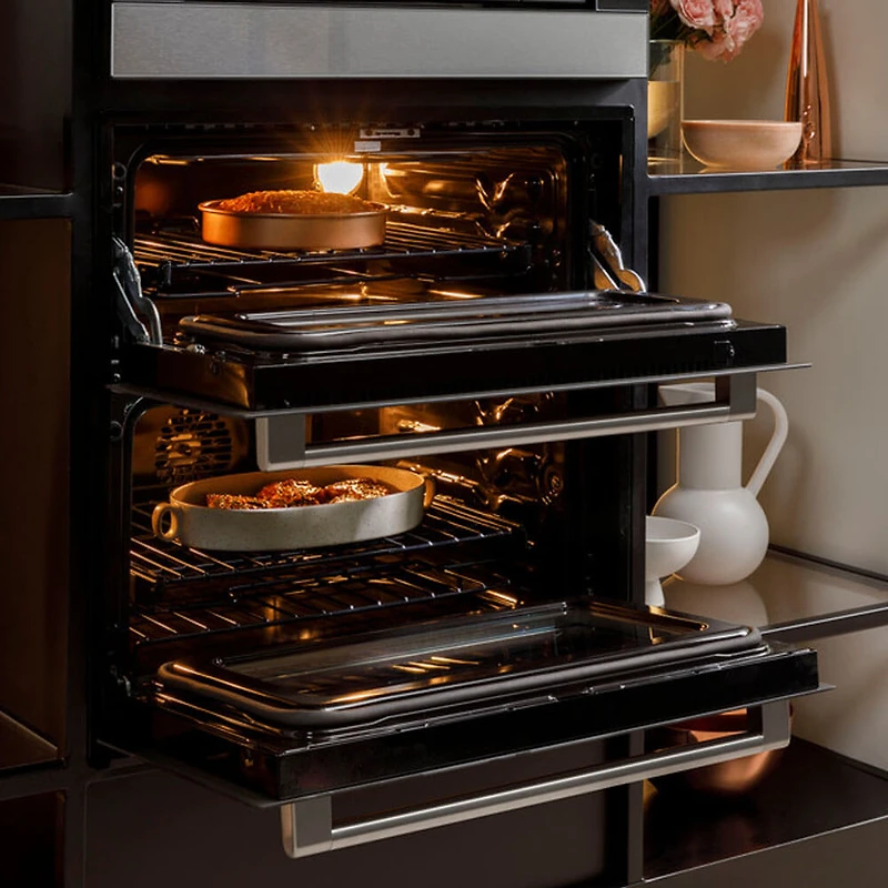 30 inch Platinum Glass Built-In Smart Double Wall Oven