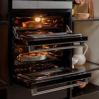 30 inch Platinum Glass Built-In Smart Double Wall Oven