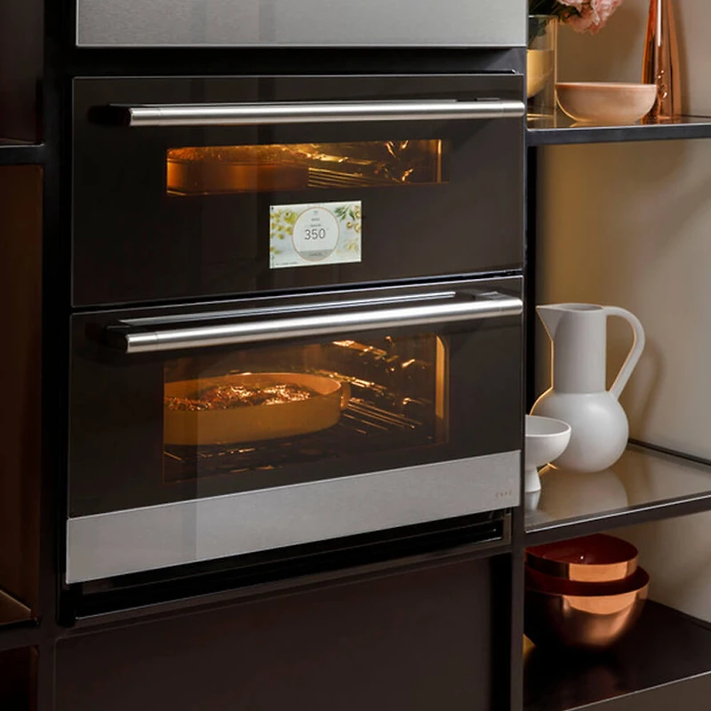 30 inch Platinum Glass Built-In Smart Double Wall Oven