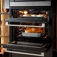 30 inch Platinum Glass Built-In Smart Double Wall Oven