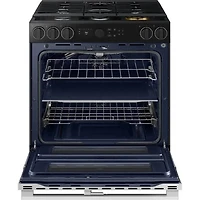 6.0 Cu. Ft. Stainless Slide-In Double Oven Gas Smart Range