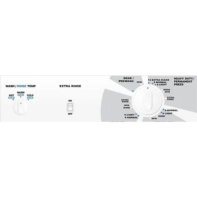 3.19 Cu. Ft. White Top Load Commercial Electric Washer