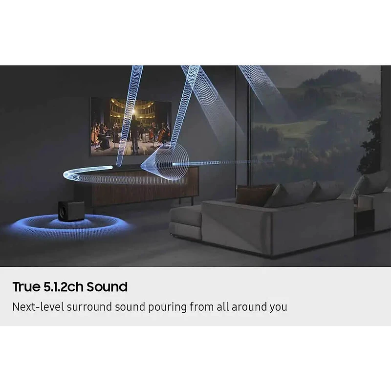 5.1.2 Channel Q-Series Dolby Atmos Soundbar with Subwoofer
