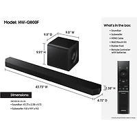 5.1.2 Channel Q-Series Dolby Atmos Soundbar with Subwoofer