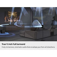 11.1.4 Channel Q-Series Soundbar with Subwoofer and Rear Speakers