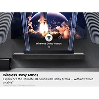 11.1.4 Channel Q-Series Soundbar with Subwoofer and Rear Speakers