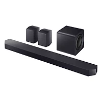 11.1.4 Channel Q-Series Soundbar with Subwoofer and Rear Speakers