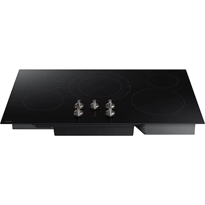 36 inch Black Ceramic 5 Burner Electric Cooktop
