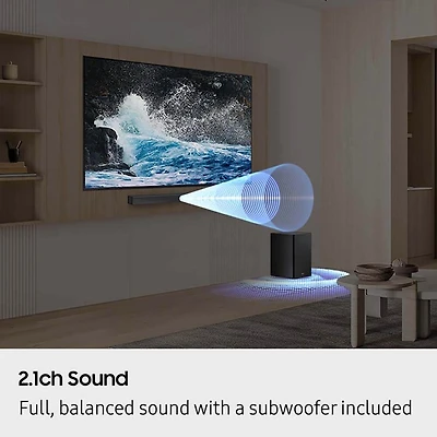 2.1 Channel B Series DTS Virtual:X Soundbar with Subwoofer