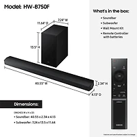 5.1 Ch. B-Series Soundbar with Wireless Subwoofer