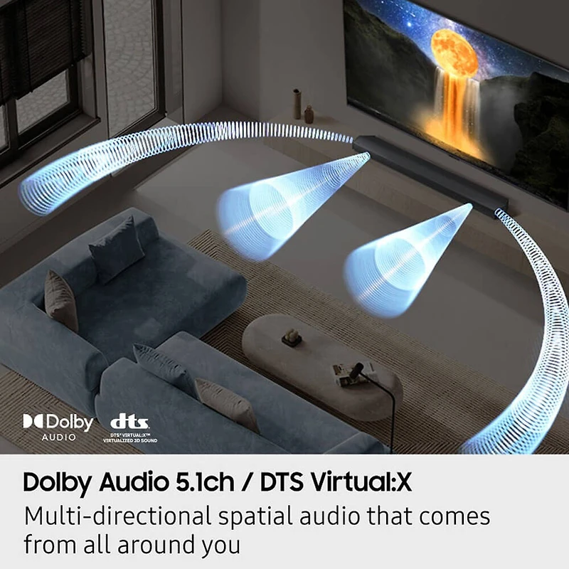 5.1 Ch. B-Series Soundbar with Wireless Subwoofer