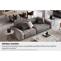 Wireless Rear Speaker Kit - Black