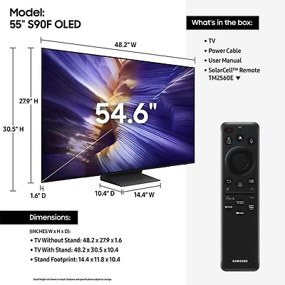 inch Class OLED 4K S90F Vision AI Smart TV (2025