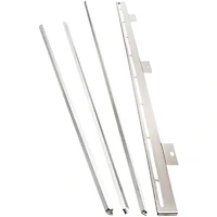 Stainless Front Control Freestanding Gas Range Trim Kit - 4 Piece