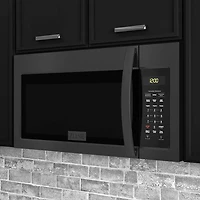 1.5 Cu. Ft. Black Stainless Over-the-Range Convection Microwave