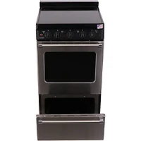 2.42 Cu. Ft. Stainless Freestanding Electric Range