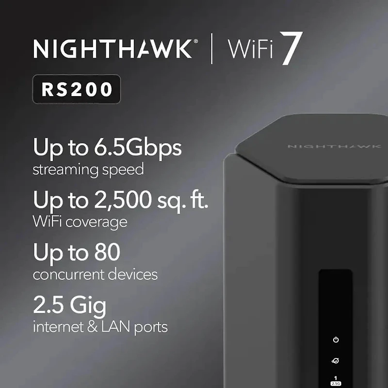 Nighthawk RS200 Dual-Band WiFi 7 Router
